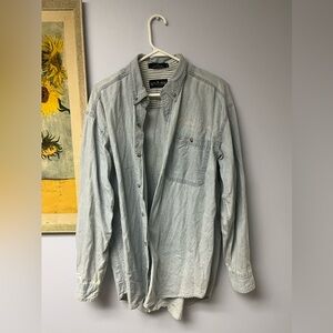 Oceans eleven casino Light Blue Denim Shirt